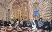 برپایی میز خدمت هفته دولت در مسجد جامع سردشت با حضور فعال حوزه سلامت